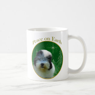 Caneca De Café Antiga Paz de Sheepdog Inglês
