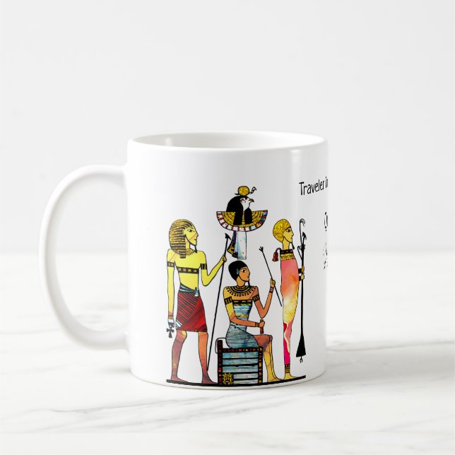 Caneca De Café Antigo Egito Faraó Lavish Ormamentation (Esquerda)