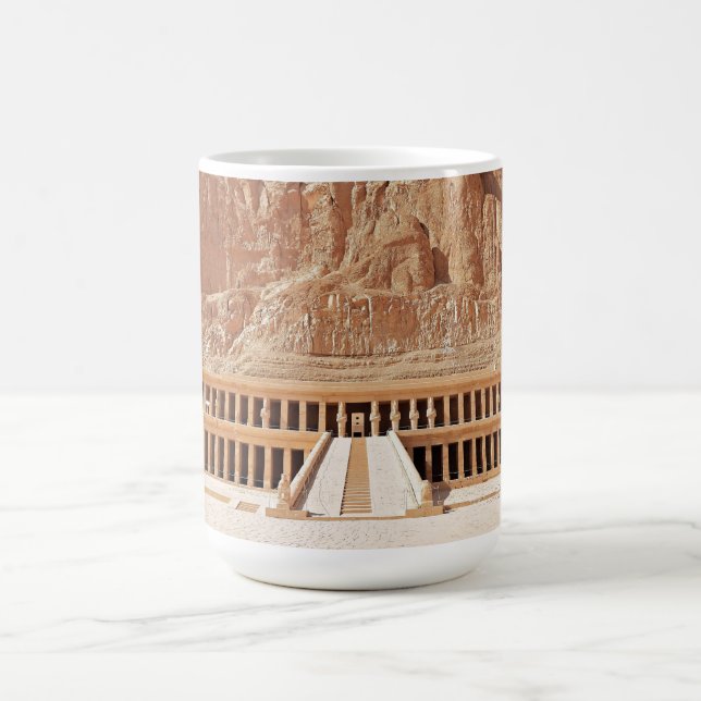 Caneca De Café Antigo Egito Hatshepsut Deir Bahri Temple Luxor (Centro)