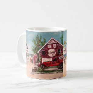 Caneca De Café Antigo Firehouse, Imagem de Genebra sobre Mug
