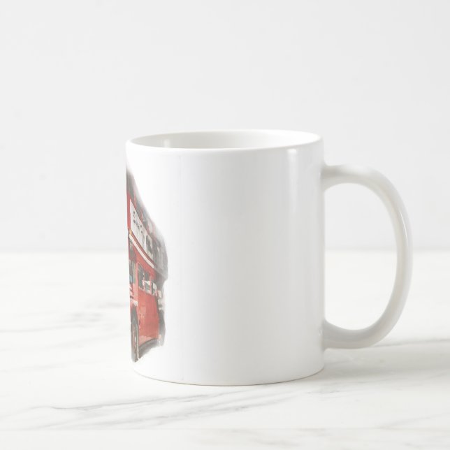 Caneca De Café Antigo Red London Bus (Direita)