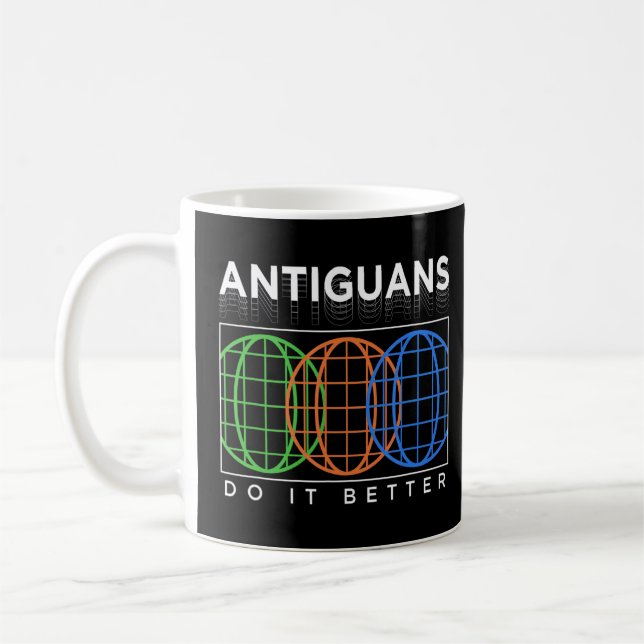 Caneca De Café Antiguados fazem melhor nacionalismo humanitário p (Esquerda)