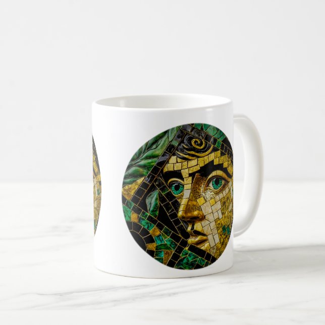Caneca De Café Antiguamente Grego Mistério Clássico Mug, 11 oz (Frente Esquerda)