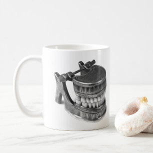 Caneca De Café Antiguamente Modelo Dental Horror Odity Coffee Mug