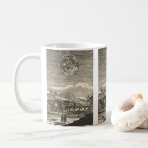 Caneca De Café Antiguidade Era do Renascimento Lua por Allain Mal