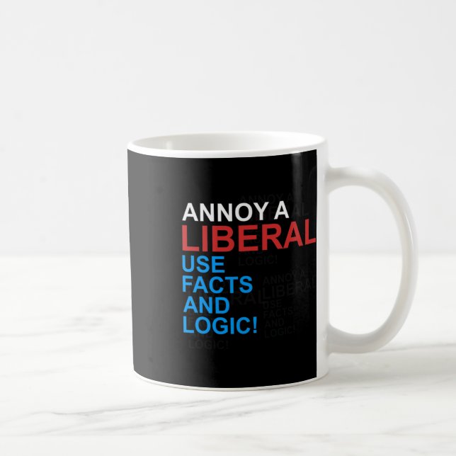 Caneca De Café Antiliberal Irrita Um Republicano Conservador Libe (Direita)