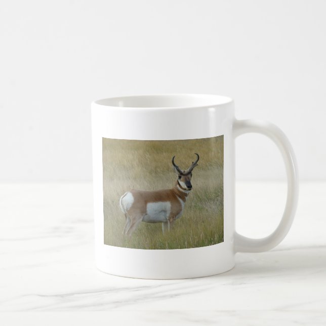 Caneca De Café Antílope Americano Grande Bicho (Direita)