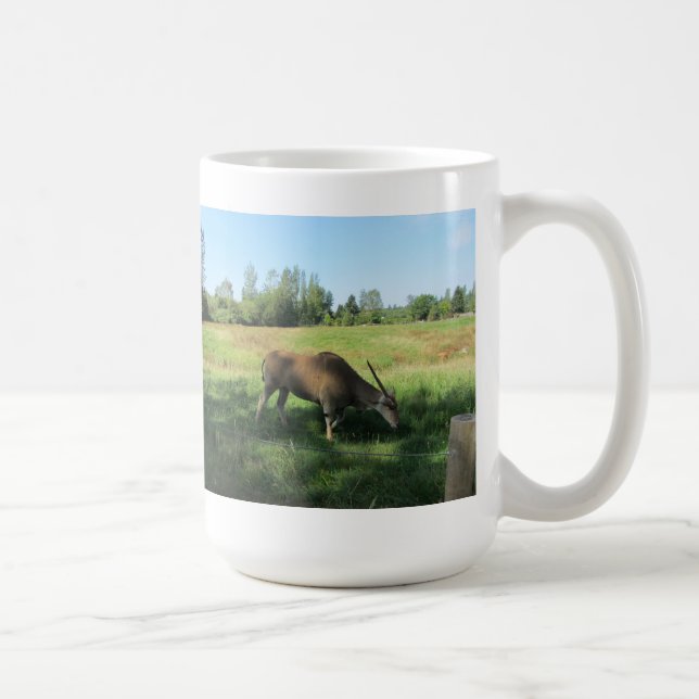Caneca De Café Antílope Pastando (Direita)