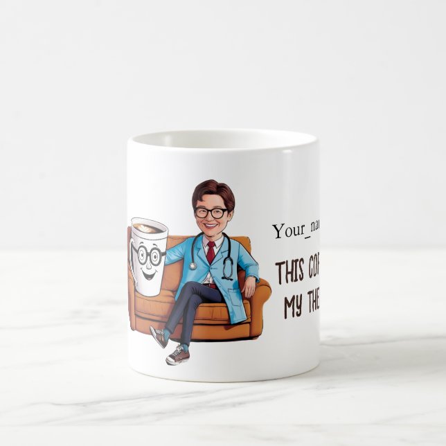 Caneca De Café ANTISTRESS This coffee is my therapy (Centro)