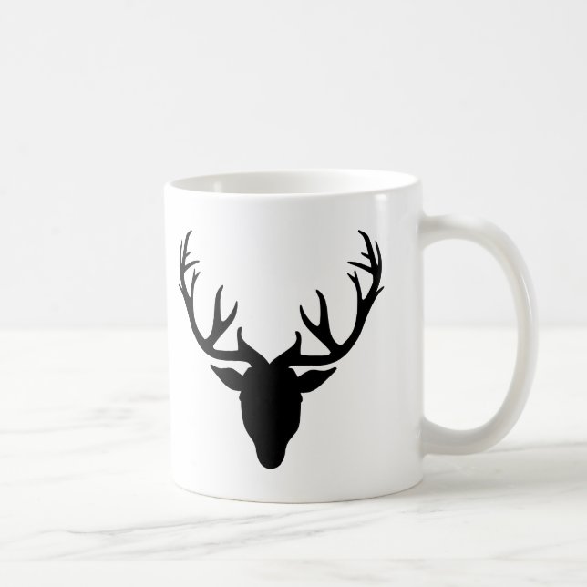 Caneca De Café Antlers dos cervos (Direita)