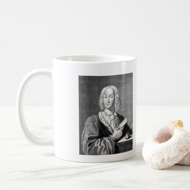 Caneca De Café Antonio Vivaldi (Com Donut)