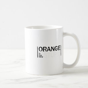 Caneca De Café Antropete Laranja Novo Estúpido Engraçado
