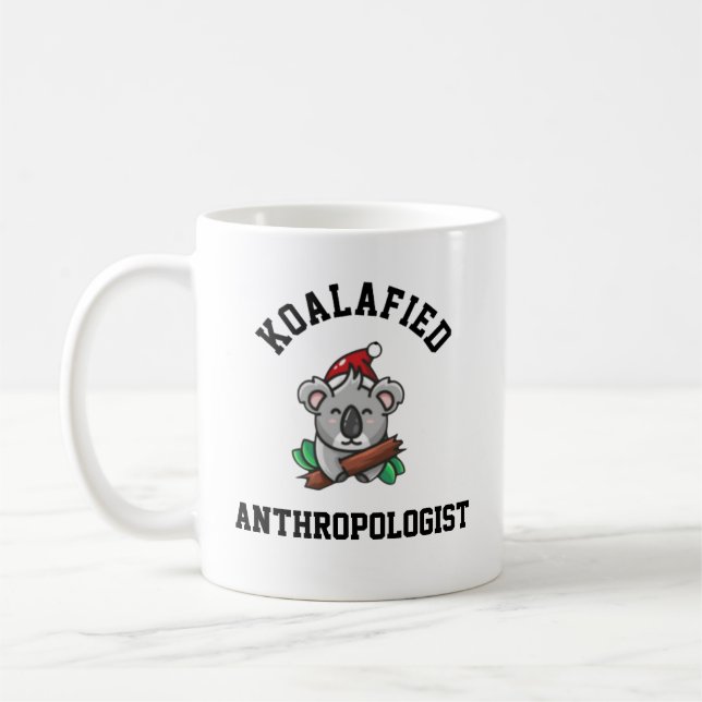 Caneca De Café Antropólogo Koalafied (Esquerda)