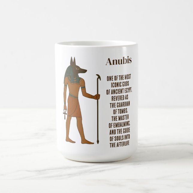 Caneca De Café Anubis - Ancient Egyptian History (Centro)