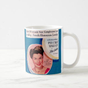 Caneca De Café Anúncio 1951 da composição de Esther Williams