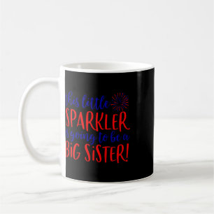 Caneca De Café Anúncio de Gravidez do Dia 4 de Julho da Grande Ir