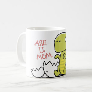 Caneca De Café Anúncio de Gravidez Pregosaurus