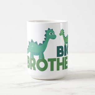 Caneca De Café Anúncio do Big Brothers, irmãos dinossauros