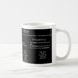 Caneca De Café Anúncios do Tempo - Frases