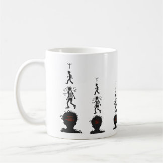 Caneca De Café "Anywhere" Figura de Crescimento Abstrato Arte Tee