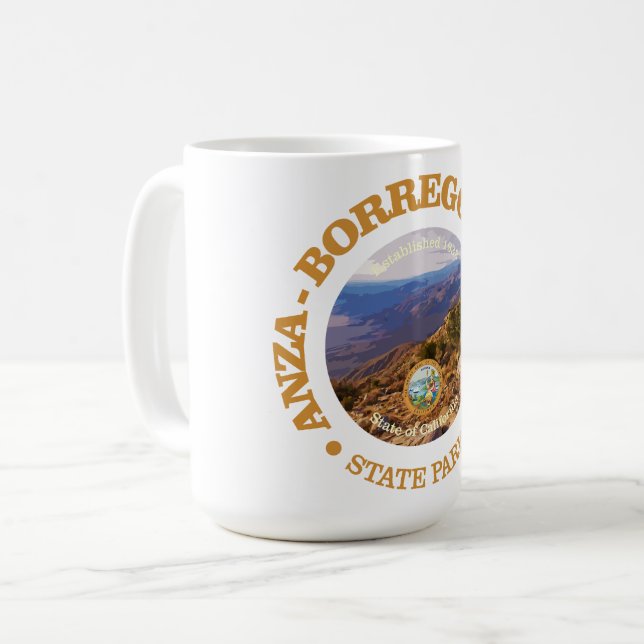 Caneca De Café Anza-Borrego Desert SP (Frente Esquerda)