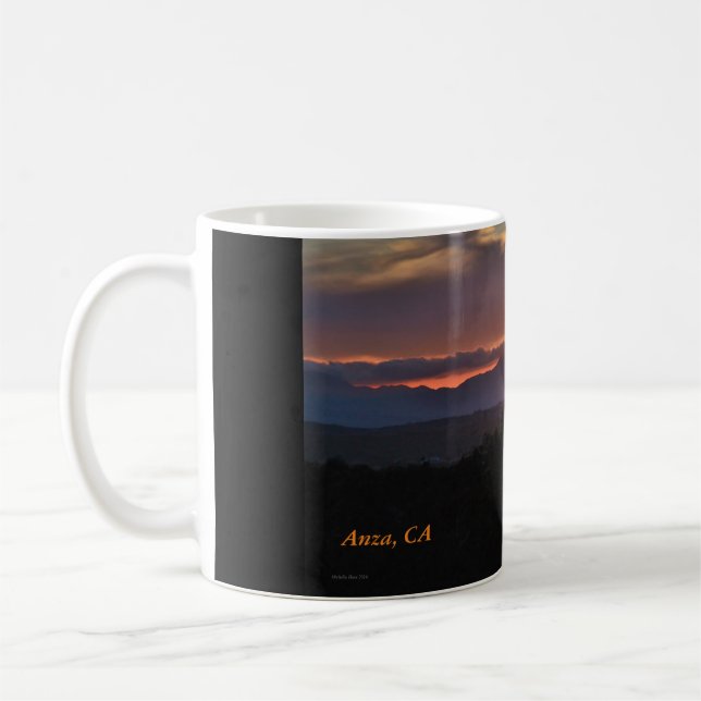 Caneca De Café Anza, CA Sunset Coffee Mug (Esquerda)