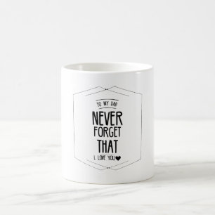 Caneca De Café Ao Meu Pai Nunca Esqueci Que Te Amo