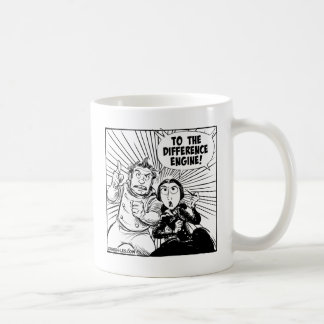 Caneca De Café Ao painel do motor de diferença