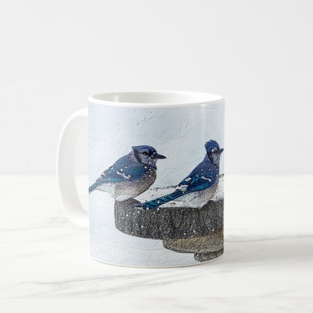 Caneca De Café Ao Seu Lado Através Da Tempestade O Café Mug (Frente Esquerda)