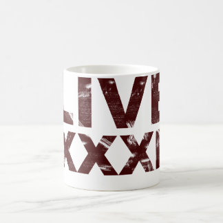 Caneca De Café ao vivo e em directo xxxl
