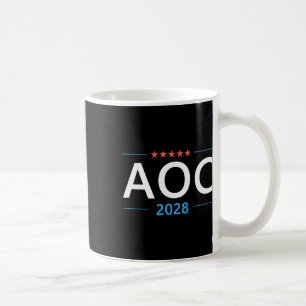 Caneca De Café Aoc 2028 Alexandria Ocasio-cortez Para Presidente