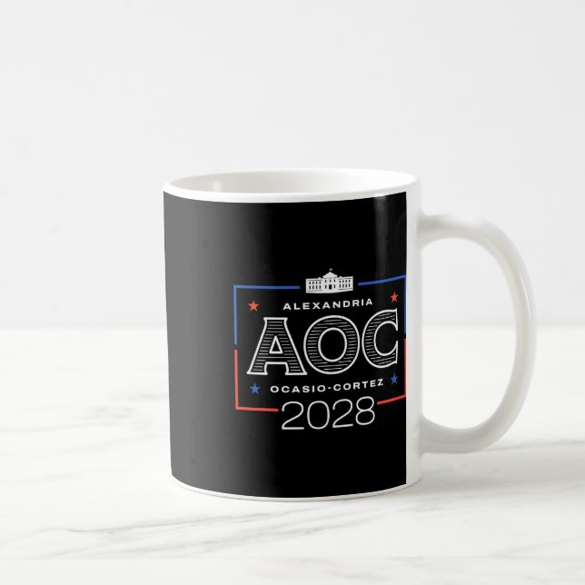 Caneca De Café Aoc 2028 Casa Branca de Longa Folha (Direita)