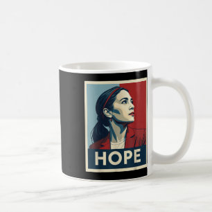 Caneca De Café Aoc Alexandria Ocasio Cortez 2028 Para Presidente