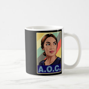 Caneca De Café Aoc Alexandria Ocasio-cortez Primeiro Presidente F