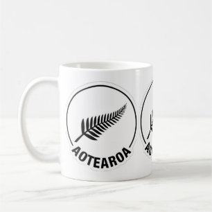 Caneca De Café Aotearoa - Mug Padrão da Nova Zelândia
