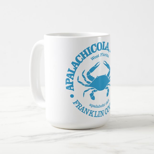 Caneca De Café Apalachicola (caranguejo) (Frente Esquerda)