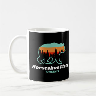Caneca De Café Apartamentos de ferradura Virginia VA Bear Retro V