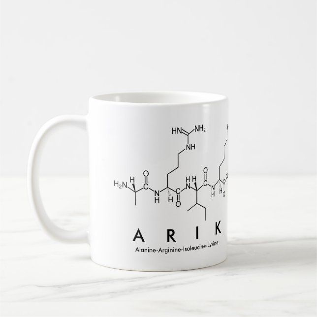 Caneca De Café Apelido de Arik (Esquerda)