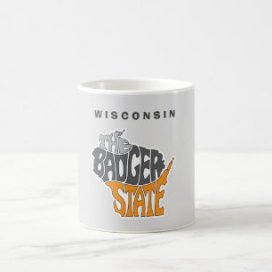 Caneca De Café Apelido do Wisconsin Art
