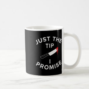 Caneca De Café Apenas a Ponta Eu Prometo Punhal de Pun Engraçado