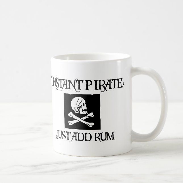 Caneca De Café Apenas adicione o rum (Direita)