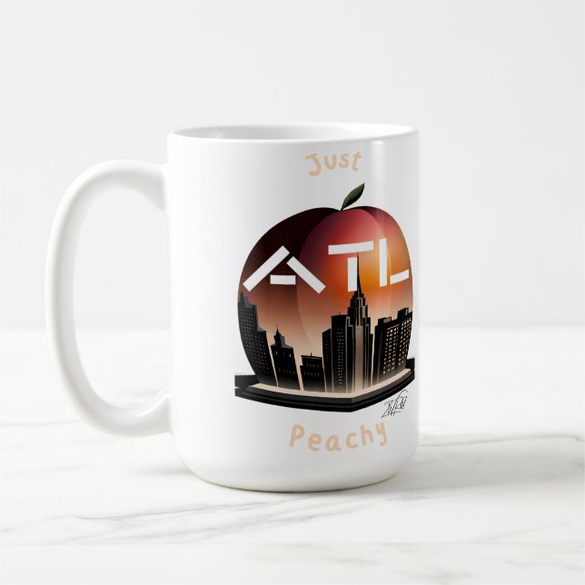 Caneca De Café Apenas ATL Pêssego (Esquerda)