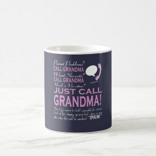 Caneca De Café Apenas avó da chamada!