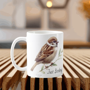Caneca De Café Apenas Birding Sparrow