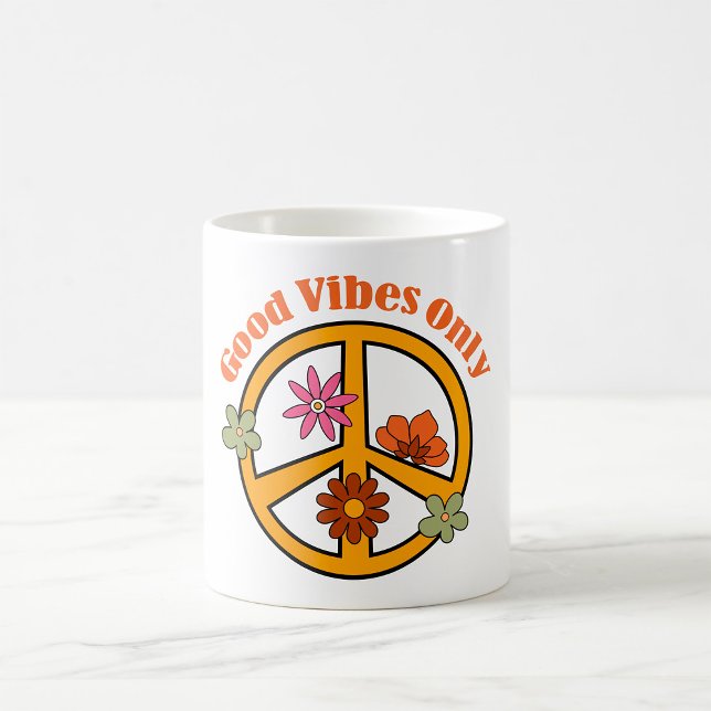 Caneca De Café Apenas boas vibrações (Criador carregado)