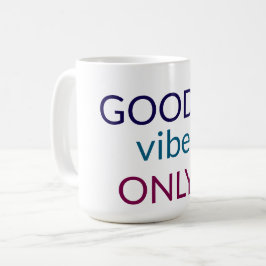 Caneca De Café Apenas boas vibrações | Coffee Mug de Cota Positiv