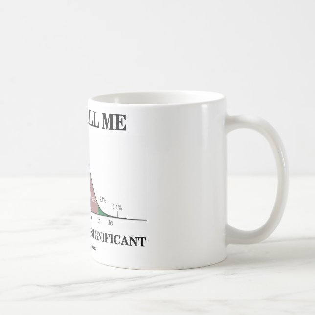 Caneca De Café Apenas chame-me estatìstica significativo (Direita)