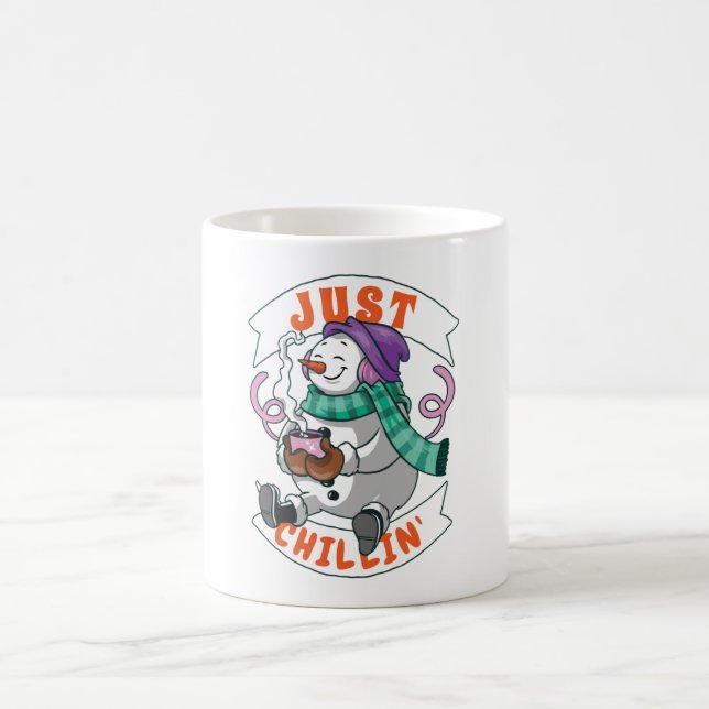 Caneca De Café Apenas Chillin (Centro)