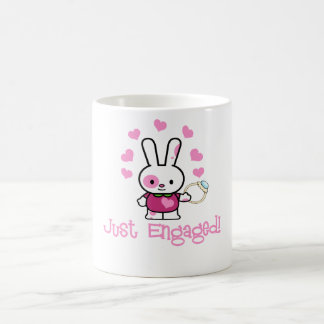 Caneca De Café Apenas coelho bonito contratado w/Ring!
