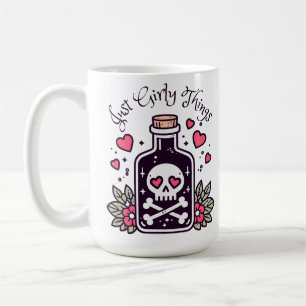 Caneca De Café Apenas coisas bonitas Dia de as Bruxas engraçado d